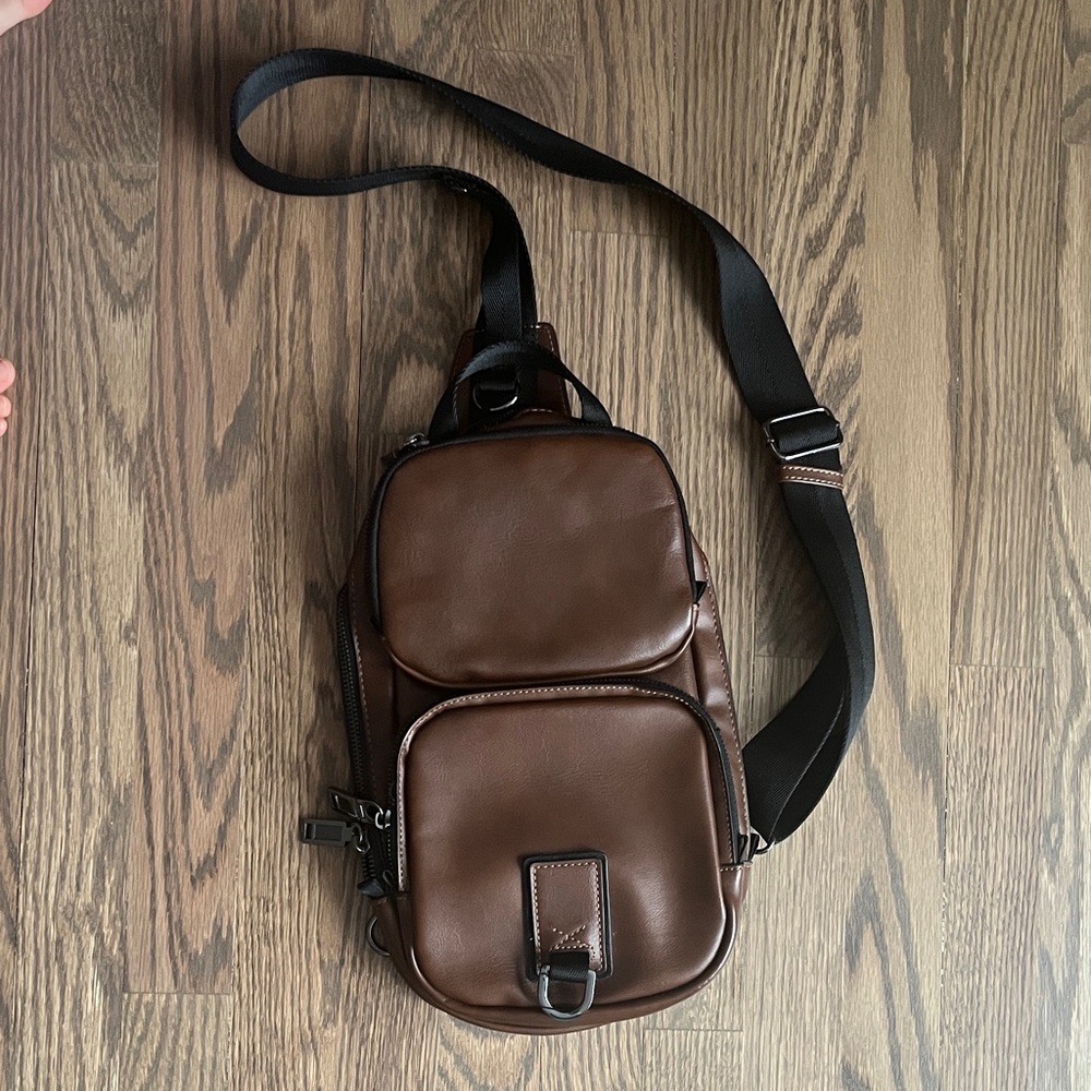 Zara Dark Brown Men's Belt Bag